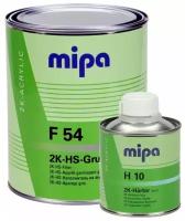 Mipa 2K HS F54 Grundfiller(4+1)+ отвердитель H 5 (1л + 0,25л) cерый