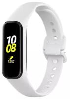 Aксессуар Ремешок DF для Samsung Galaxy Fit 2 Silicone White sClassicband-03