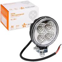 Фара Светодиодная Круглая 4 Led Рассеянный Свет 12w (83х83х51) 12/24v (Aled002) AIRLINE арт. aled002