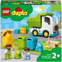 LEGO Duplo Town Конструктор Мусоровоз и контейнеры для раздельного сбора мусора, 10945