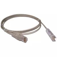 Патч-корд Lanmaster LAN-45 RJ-45 - S-110 (P1) CAT5e U/UTP, 3 м, 1 шт., серый