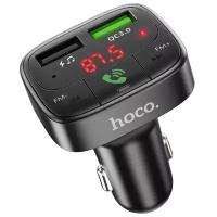 Автомобильное зарядное устройство (универсальное) Hoco E59 (3.1А, QC 3.0, FM модулятор, Bluetooth) (черное)