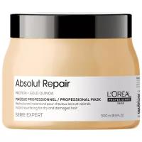 Маска c кремовой текстурой для интенсивного восстановления очень поврежденных волос Expert Absolut Repair Protein+Gold Quinoa 500 мл