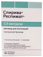Спирива Респимат р-р д/инг., 2.5 мкг/доза, 4 мл, 1 шт