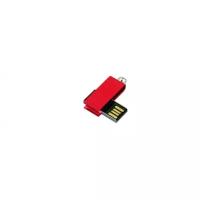 Металлическая флешка с мини чипом в цветном корпусе (4 Гб / GB USB 2.0 Красный/Red minicolor1 Flash drive)