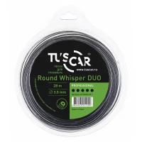 Леска для триммера TUSCAR Round Whisper DUO Professional, 3.00мм* 28м