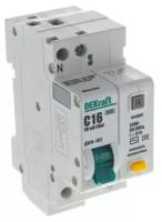 Дифференциальный автомат ДИФ102 1N 016А 030-C DEKraft Schneider Electric