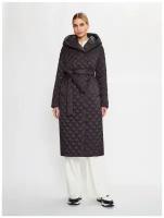 Пальто плащёвое женское, ElectraStyle, 6У-3121-0317/0317F, чёрный, размер - 50