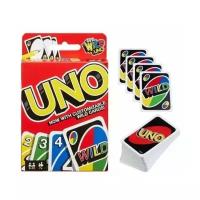 Игра настольная карточная Уно Вайлд / UNO WILD игральные карты уно / Настольная игра уно 112 карт