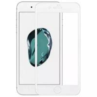 Защитное стекло на телефон Apple iPhone 7 Plus и 8 Plus / Полноэкранное стекло на Эпл Айфон 7 Плюс и 8 Плюс (Белый)