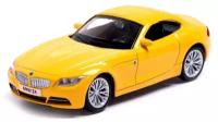 Металлический транспорт Автоград Машина металлическая BMW Z4, 1:43, цвет жёлтый