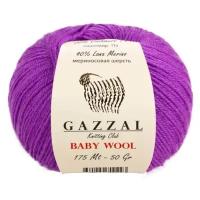 Пряжа GAZZAL Baby Wool, 40 % мериносовая шерсть, 20 % кашемир, 40 % акрил, 50 г, 175 м, 1 шт