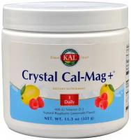 KAL Crystal Calcium Magnesium+ (Кальций Магний Витамин D3 в порошке) вкус малиновый лимонад 321 гр