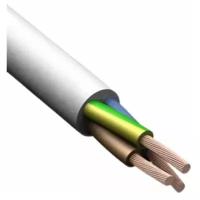 Электрический провод ПВС 3 x 2,5 мм 3 метра белый медный НКЗ