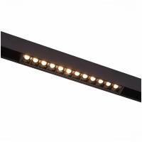 Магнитный трековый светильник ST Luce Seide ST361.436.12, LED, 12Вт, кол-во ламп:1шт, Черный