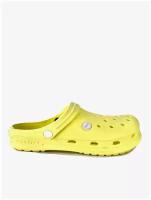 Желтые женские сабо из ЭВА, летние кроксы, пляжная обувь Сrocs, сандали и шлепанцы на лето