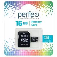 Карта памяти Perfeo microSD 16GB High-Capacity (Class 10)