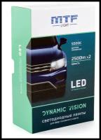 Светодиодные led лампы MTF light Dynamic Vision H1 5500K (без CAN-BUS обманки) (влагозащита IP20 Не для туманок) 2 шт