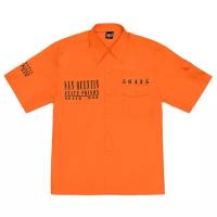 Рубашка тюремная LANCIA американская тюрьма штата Сан квентин номер заключенного роба арестанта подарок мужчине психу байкеру