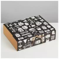 Коробка складная подарочная «Мужская», 31 × 24.5 × 8 см