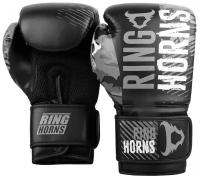 Ringhorns боксерские тренировочные перчатки черно- серые Charger 12 унций