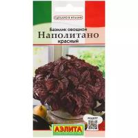 Семена Базилик овощной Наполитано красный --- Сделано в Италии 0,1г Ц/П