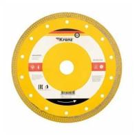 Диск KRANZ KR-90-0144 алмазный отрезной ультратонкий 200x25.4/22.2x1.8x10 мм