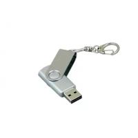 Флешка для нанесения Квебек (64 Гб / GB USB 2.0 Серебро/Silver 030 Flash driveApexto U201)
