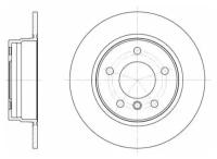 Тормозной диск задний Remsa 628400 для BMW 3 серия E36, E46