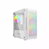 Компьютерный корпус PowerCase Mistral Micro Z3W Mesh LED белый