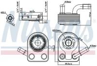 NISSENS 90972 Радиатор масляный