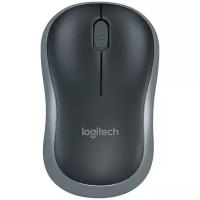 Мышь беспроводная Logitech Wireless Mouse M185 Swift Grey USB 910-002238