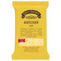 Сыр полутвердый брест-литовск Финский 45%, без змж, 200г