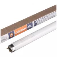 Лампа люминесцентная Osram 18 Вт G13 трубка T8 6500К холодный белый свет 590 мм