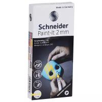 Schneider Набор акриловых маркеров Paint-it 310 (120154), 5 шт., серебряный