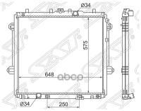 Радиатор Toyota Land Cruiser Prado 1gr 150/4runner ##N28# 09- Sat арт. TY0009-150