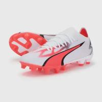 Бутсы Puma Ultra Match FG/AG 10734701, р-р 43RUS (9.5 UK), Белый