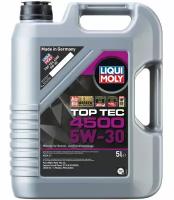 HC-синтетическое моторное масло LIQUI MOLY Top Tec 4500 5W-30, 5 л, 1 шт