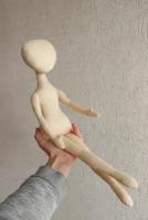 Виктория, рост 50 см. Заготовка интерьерной куклы из текстиля для хобби, рукоделия, творчества