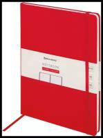 Блокнот-скетчбук большой формат (180х250 мм) В5, BRAUBERG ULTRA, 80 г/м2, 96 л., без линовки, красный, 113066