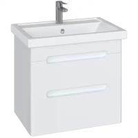 Тумба для ванной комнаты с раковиной SANSTAR Адель, ШхГхВ: 61х40.7х54.5 см, цвет: белый 60