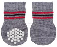 Носки для собак Trixie Dog Socks XL, серый