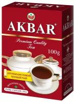 Чай Черный Akbar Premium цейлонский, классический, натуральный, 100 г