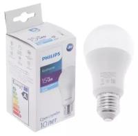 Лампа светодиодная Philips Ecohome Bulb 865, E27, 15 Вт, 6500 К, 1450 Лм, груша 7673397