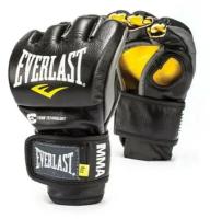 Перчатки боевые Everlast Mma Competition без пальцев черные М