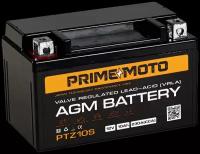 Мото аккумулятор PRIME MOTO AGM 10 Ач 250А 150*86*93 п.п