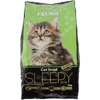 Полнорационный сухой корм PREMIL Sleepy для котят, молодых кошек, беременных кошек и кошек в период лактации 2 кг