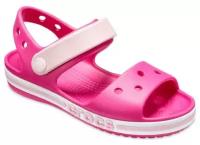 Детские розовые сандалии CROCS Kids' Bayaband Sandal размер 34/35 длина стопы 22 см