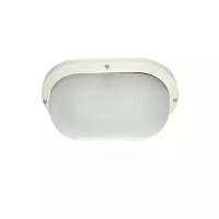 Ecola Light GX53 LED ДПП 03-9-102 светильник Овал накладной 2*GX53 матовое стекло IP65 белый 280х175х105 1 штука. Лампа в комплект не входит