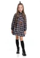 Платье для девочек Mini Maxi, модель 6846, цвет синий/желтый/мультиколор (98)